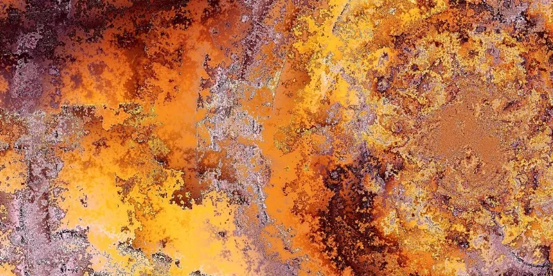 Rust on metal.