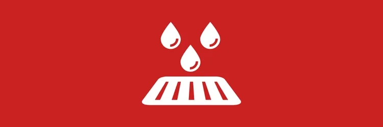 Drainage icon.