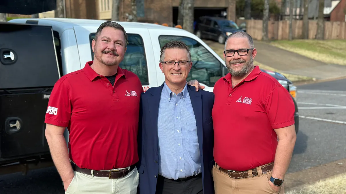 American Standard Foundation Repair ownwers with Andy Wise in Memphis TN.