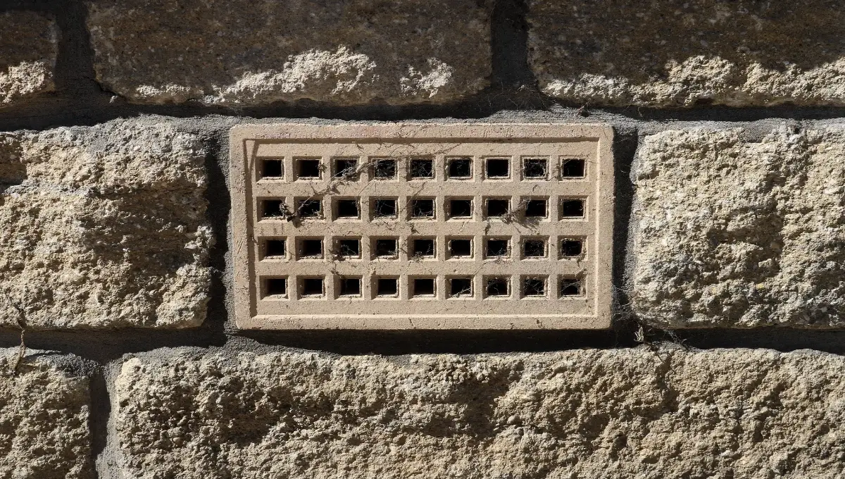 Crawl space ventilation like this is key to crawl space integrity.
