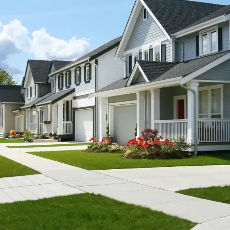 Residential homes where foundation dammage can hide.