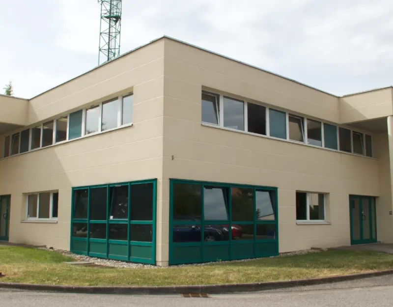 Commercial structures like this one can experience uneven leveling over time.