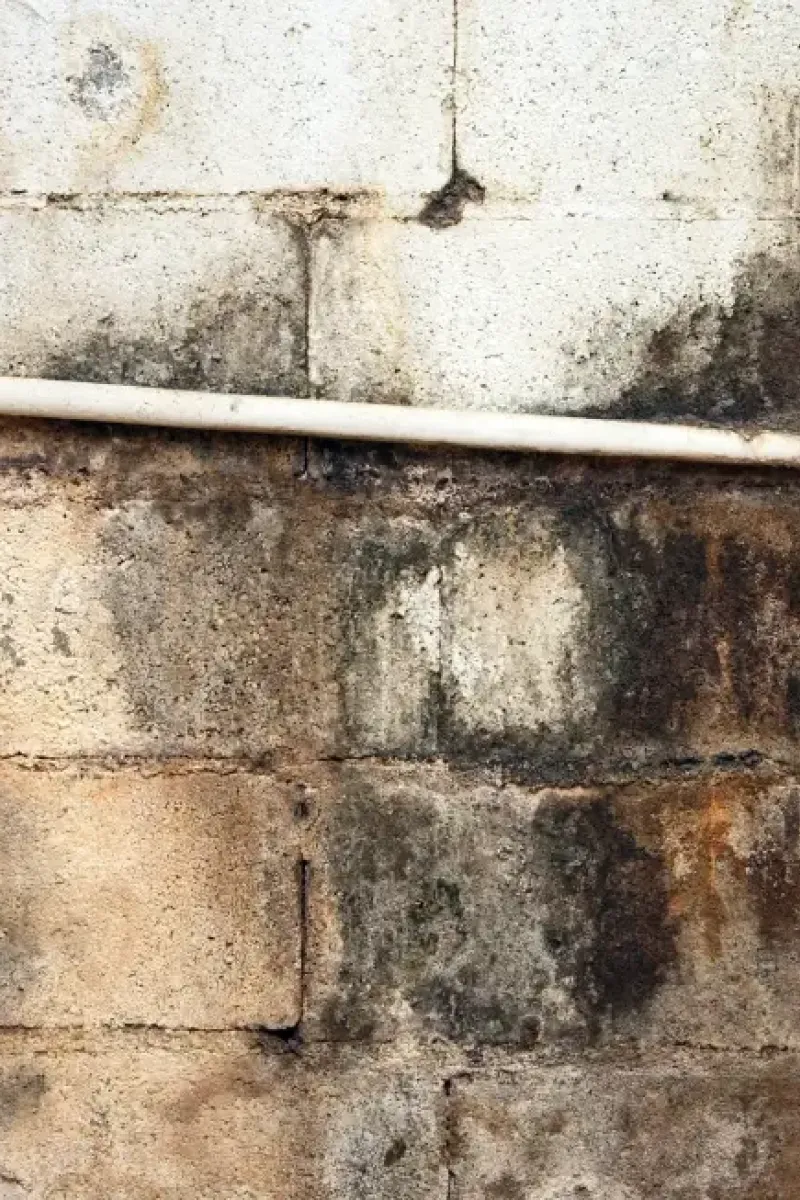 Severe mold found after crawlspace inspection.