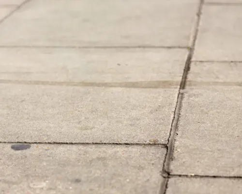 Concrete sidewalk.
